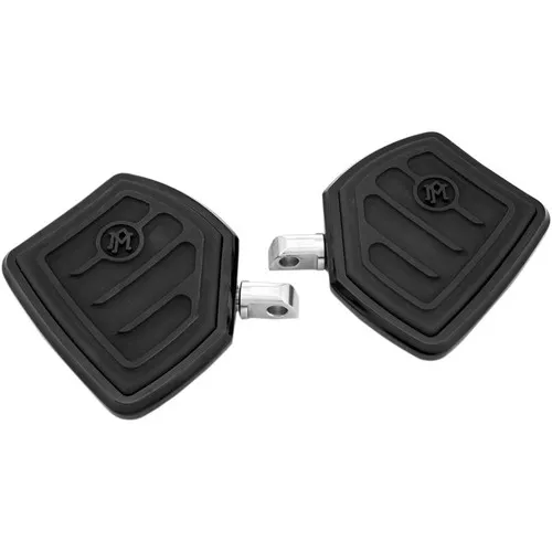 Performance Machine Contour Mini Floorboards Foot Pegs for Harley - Black