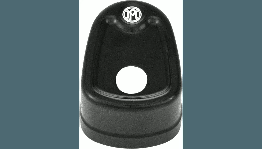 Performance Machine Ignition Switch Cover for '14-20 Harley Davidson Touring and Trike - Black