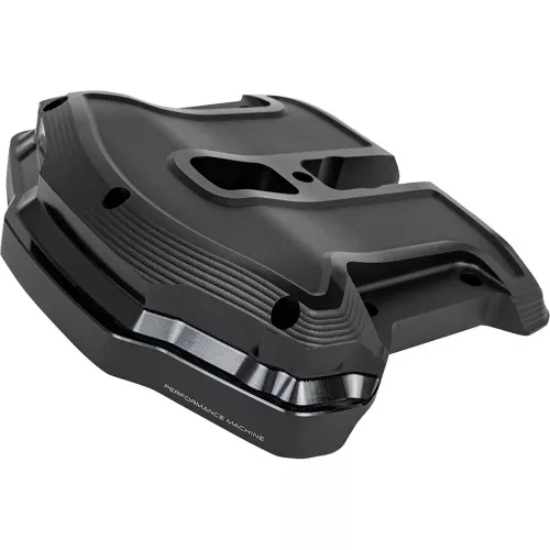 Performance MachineRace Rocker Box Covers for 2017-2024 Harley M8 - Black Ops