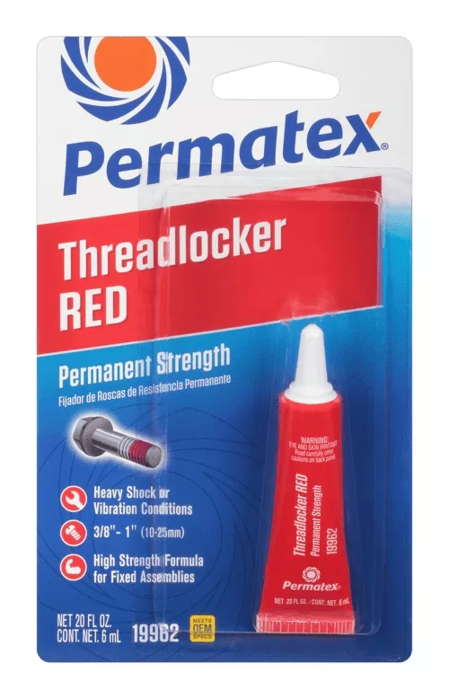 Permatex Permanent Red Threadlocker (10ML and 6ML)
