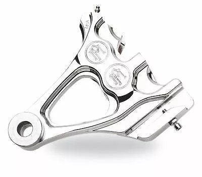 PM Performance Machine Chrome Rear Brake Integrated Caliper Harley Softail 00-07
