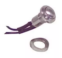 Polished Stainless Steel Mini Momentary Starter Horn Turn Signal Push button Switch Harley