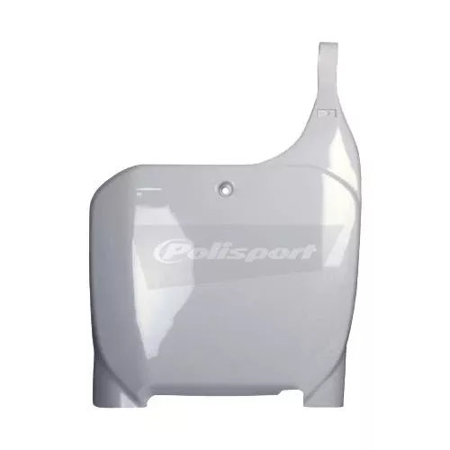 Polisport 8657000001 OEM Front Number Plate – White for Honda CR Dirt Bikes