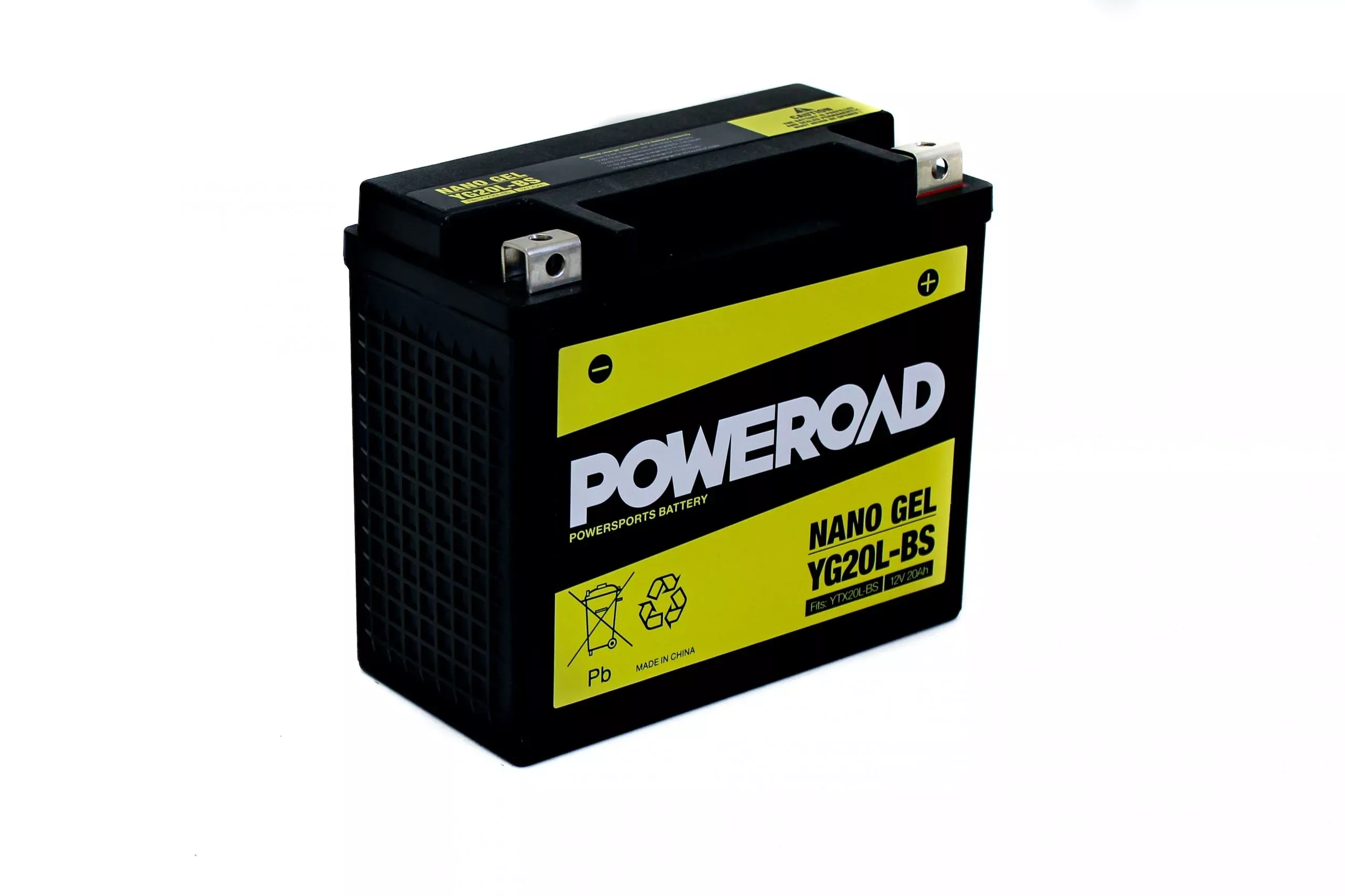 Poweroad Gel Battery (YG20L-BS),Scoot Coupe150