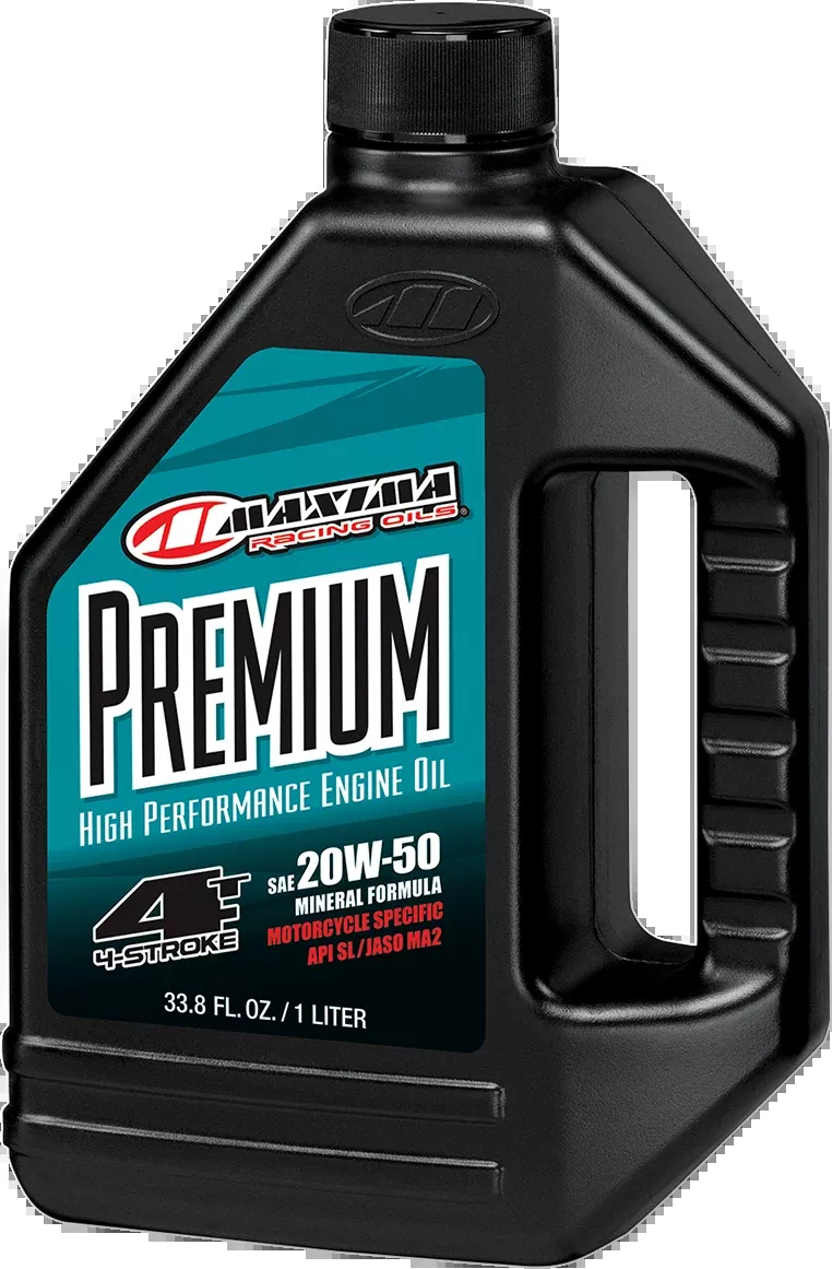 Premium High Performance Mineral 4T Engine Oil - 20W-50 - 1L