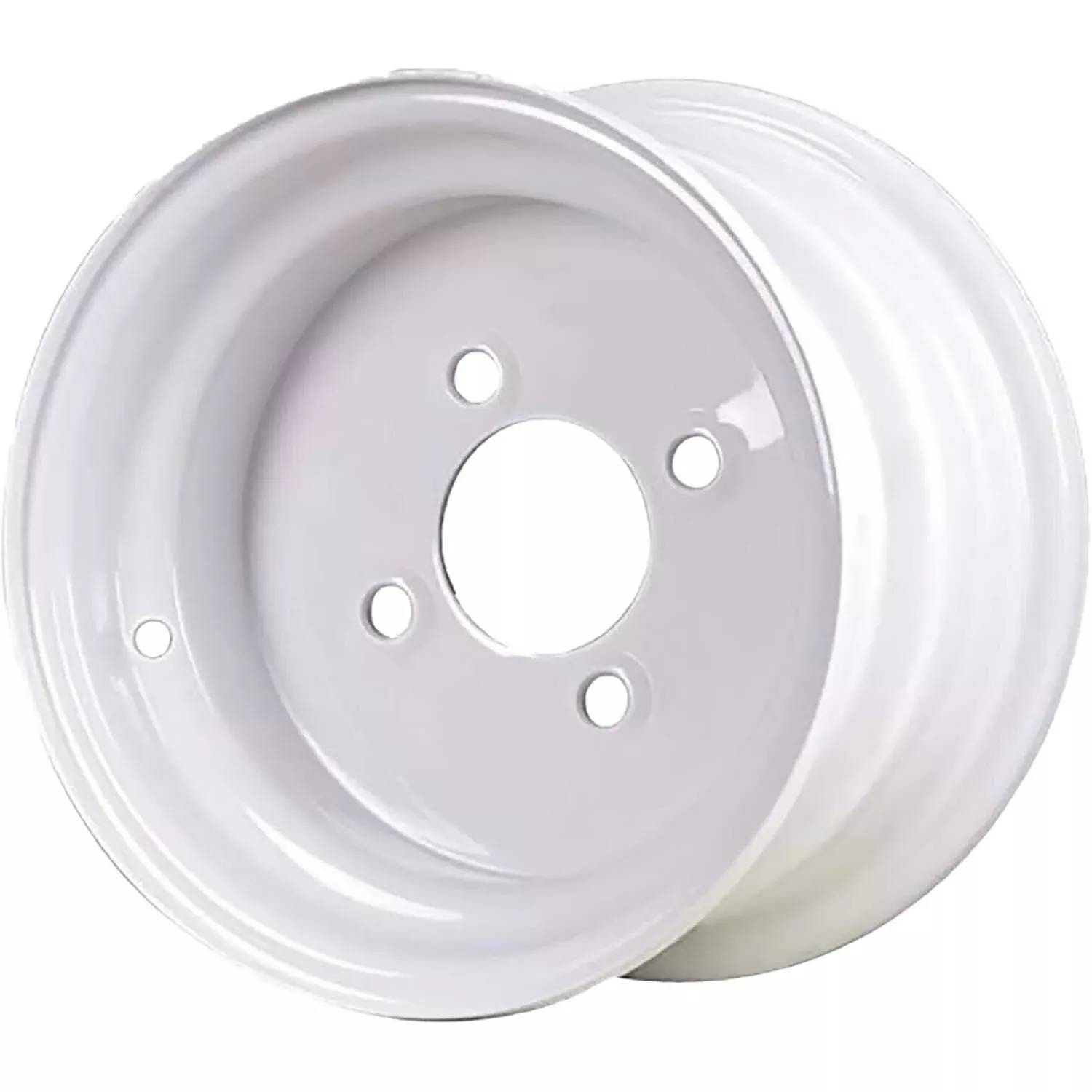 Premium Service 10x6 4 on 4 Steel Trailer Whl - White 1200 lb Load Capacity