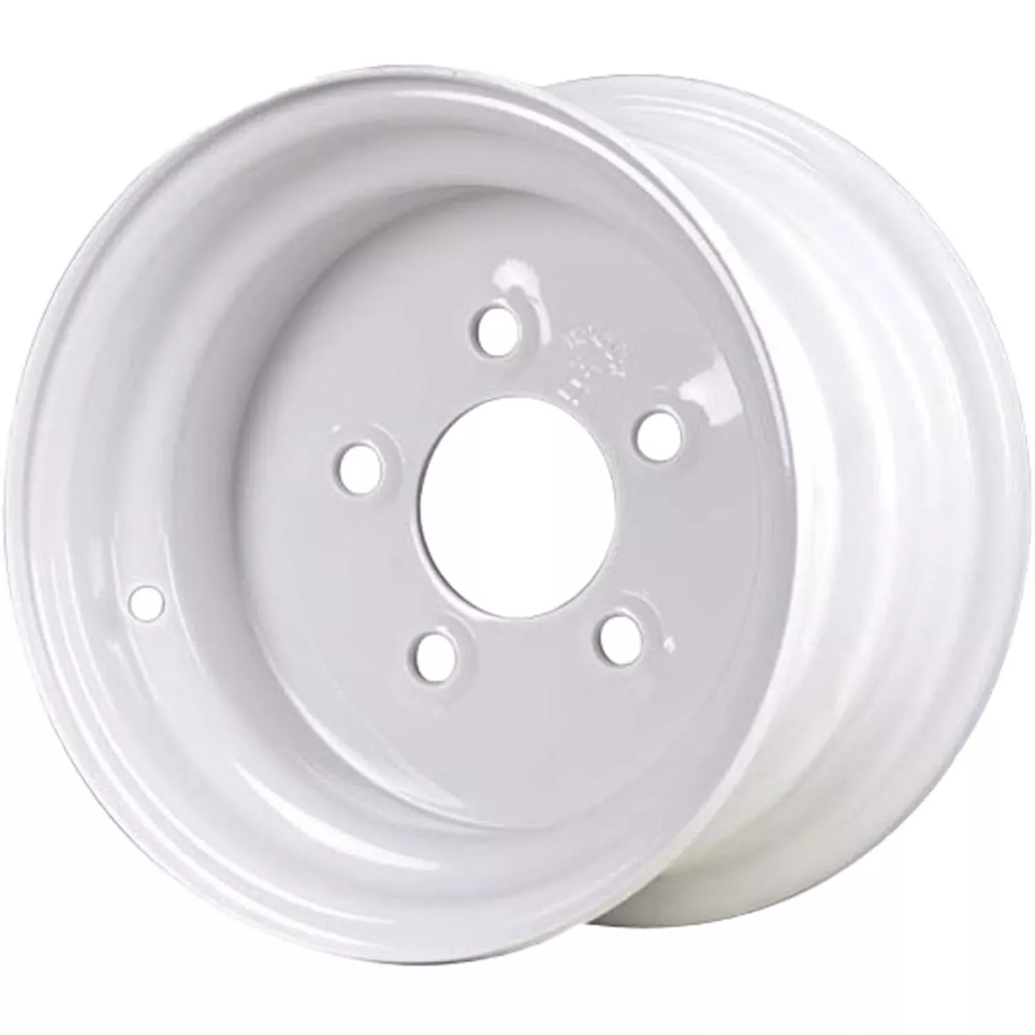 Premium Service 8x7 5 on 4.5 Steel Trailer Whl - White 900 lb Load Capacity