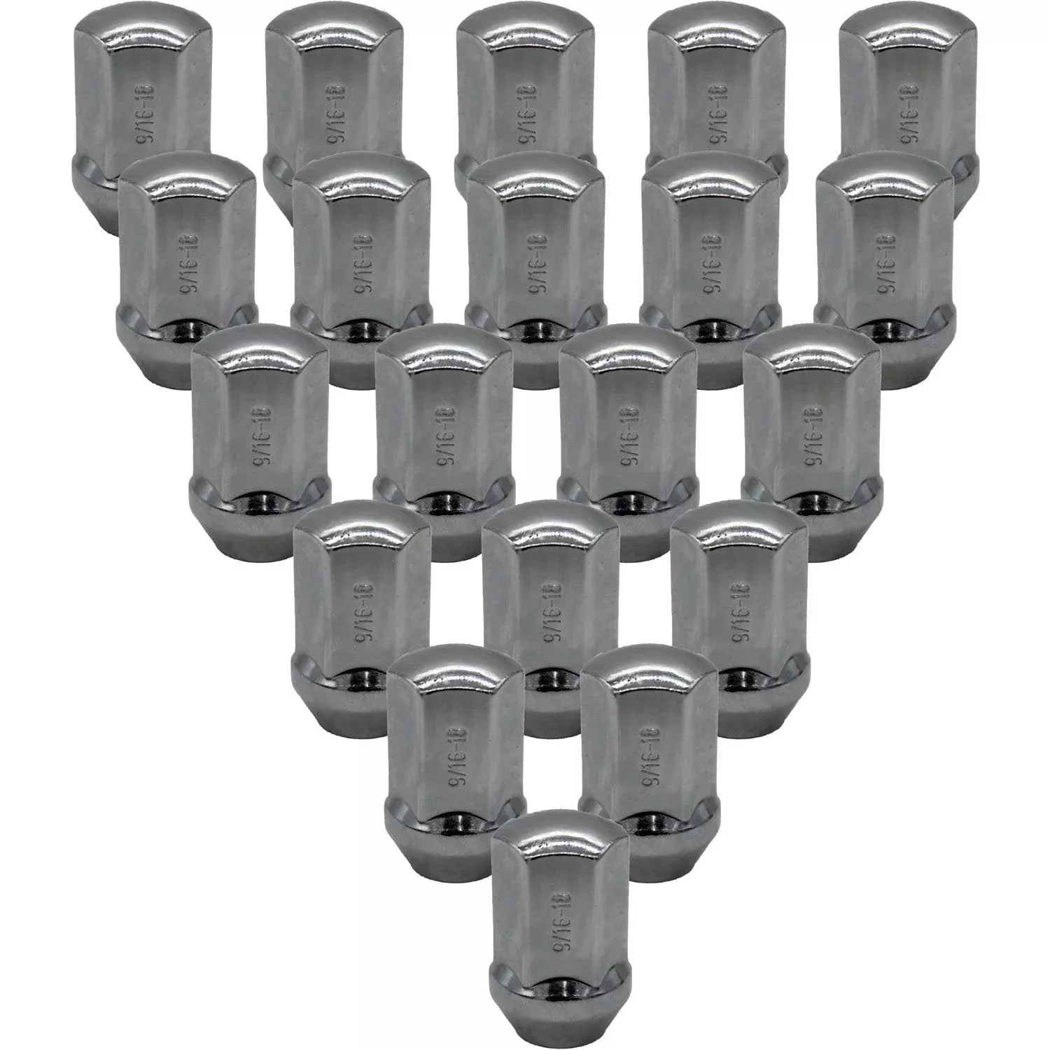 Premium Service 9/16-18 Duplex Bulge Acorn 7/8" Hex Wheel Lug Nut Pack of 20