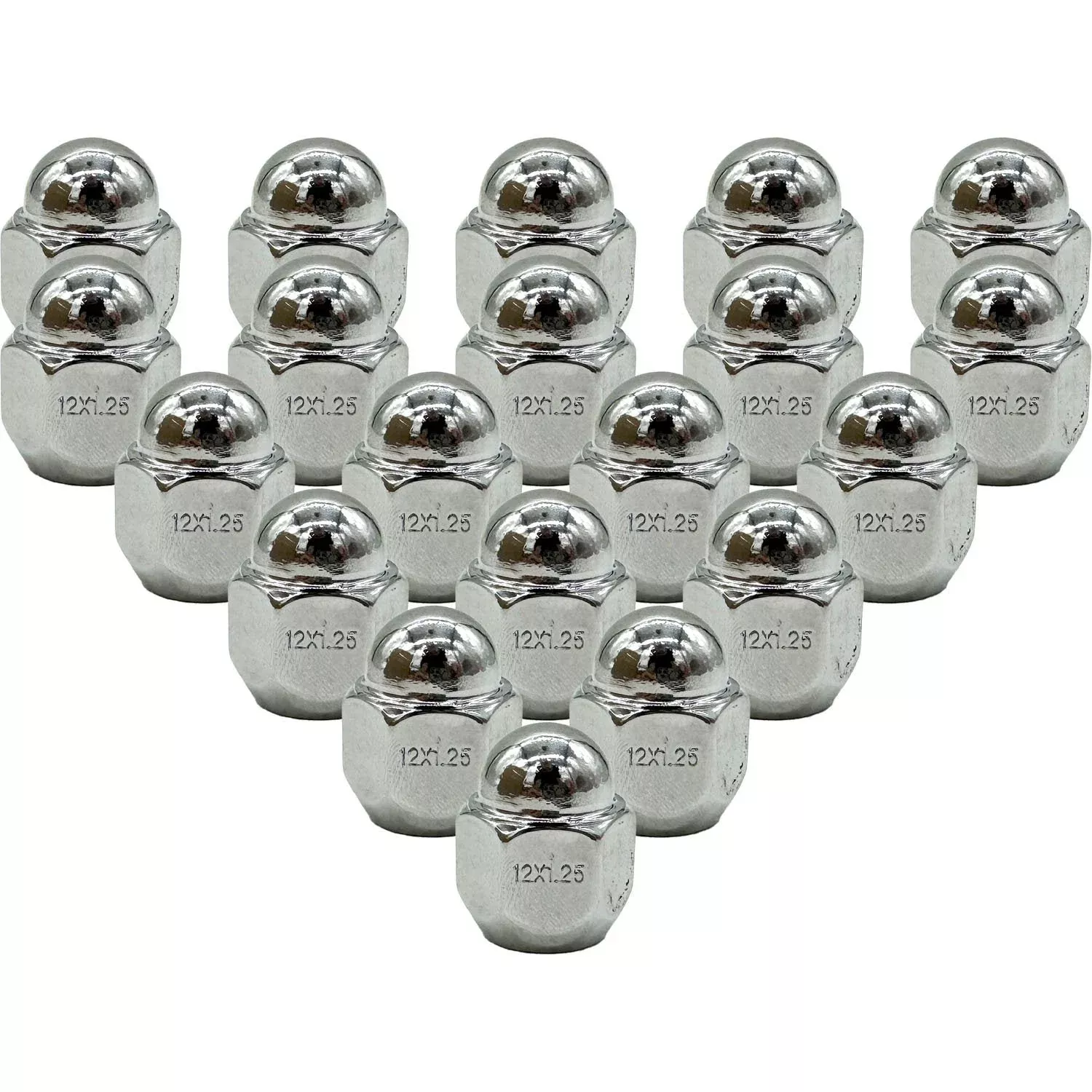 Premium Service M12x1.25 Bulge Acorn Wheel Lug Nut 3/4" Hex For Subaru Pack of 20