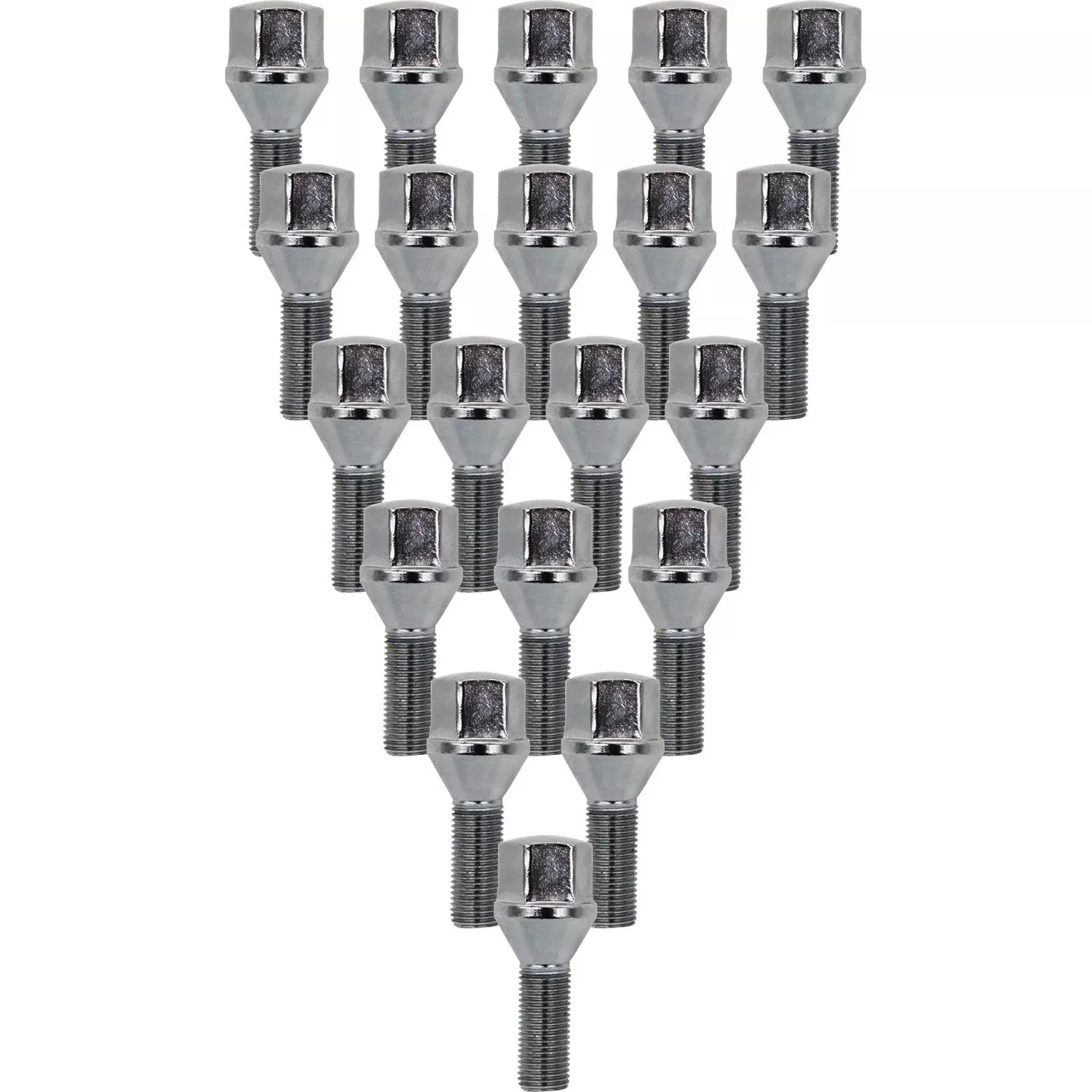 Premium Service M12x1.25 Cone Lug Bolt 19mm Hex Wheel Lug Nut Pack of 20