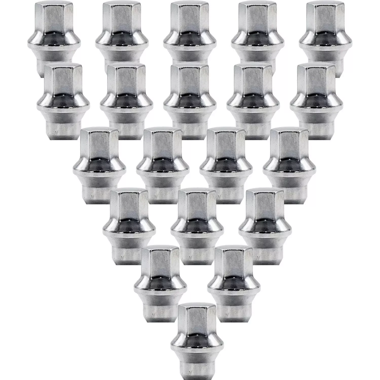Premium Service M12x1.50 Flattop 3/4" Hex Wheel Lug Nut Pack of 20