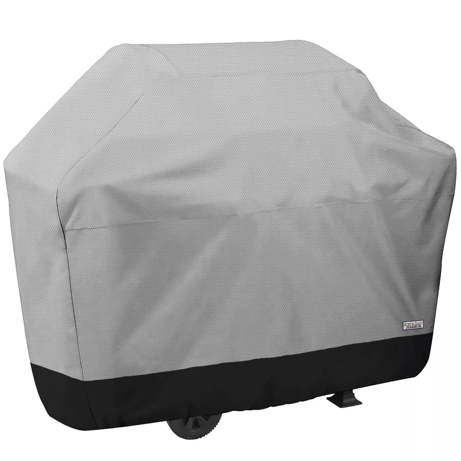Premium Waterproof Barbeque BBQ Grill Cover - Large 64" Length - Gray & Black