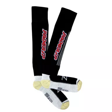 Pro Grip Race Coolmax Heavy Black Grey Socks