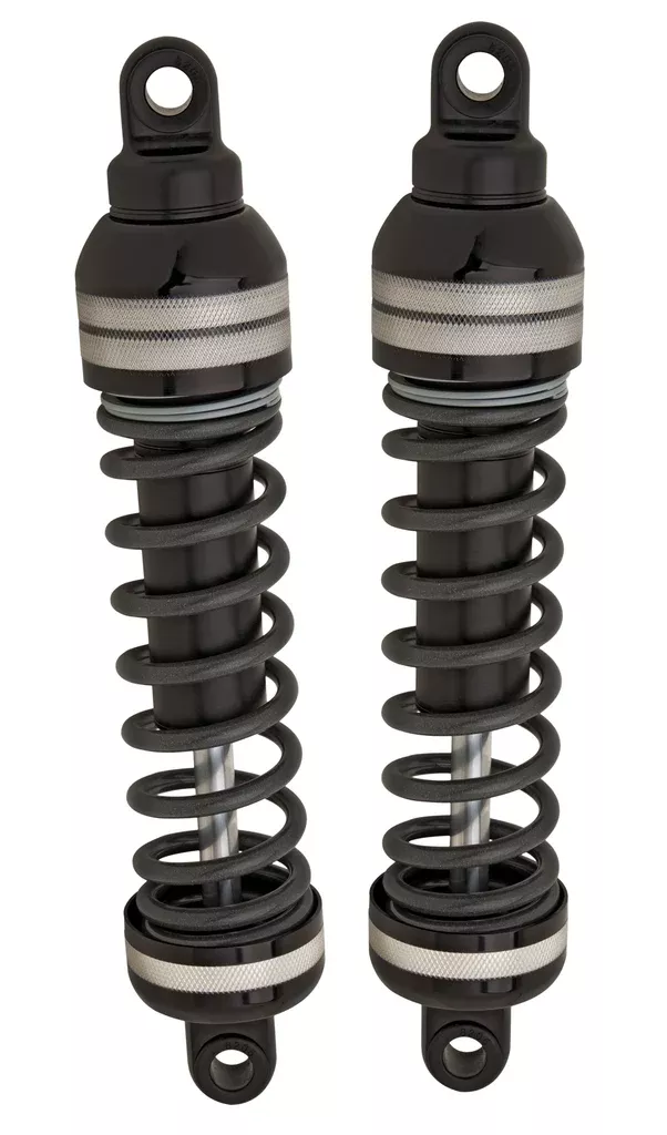 Progressive Suspension – 944-4019UL – 944 Series 12.5 Ultra-Low Heavy Duty Shocks for Harley-Davidson – Black