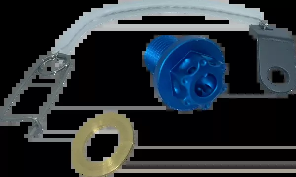 PSR Magnetic Drain Plug – M12 X 1.25 X 17 MM – Blue – Kawasaki | Suzuki
