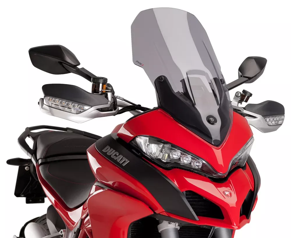 Puig Touring Windscreen for 2015-17 Ducati Multistrada 1200S – Smoke