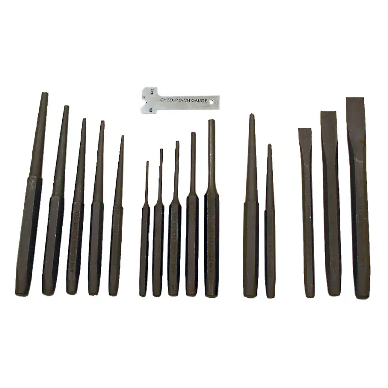 PUNCH/CHISEL SET {POUCH}
