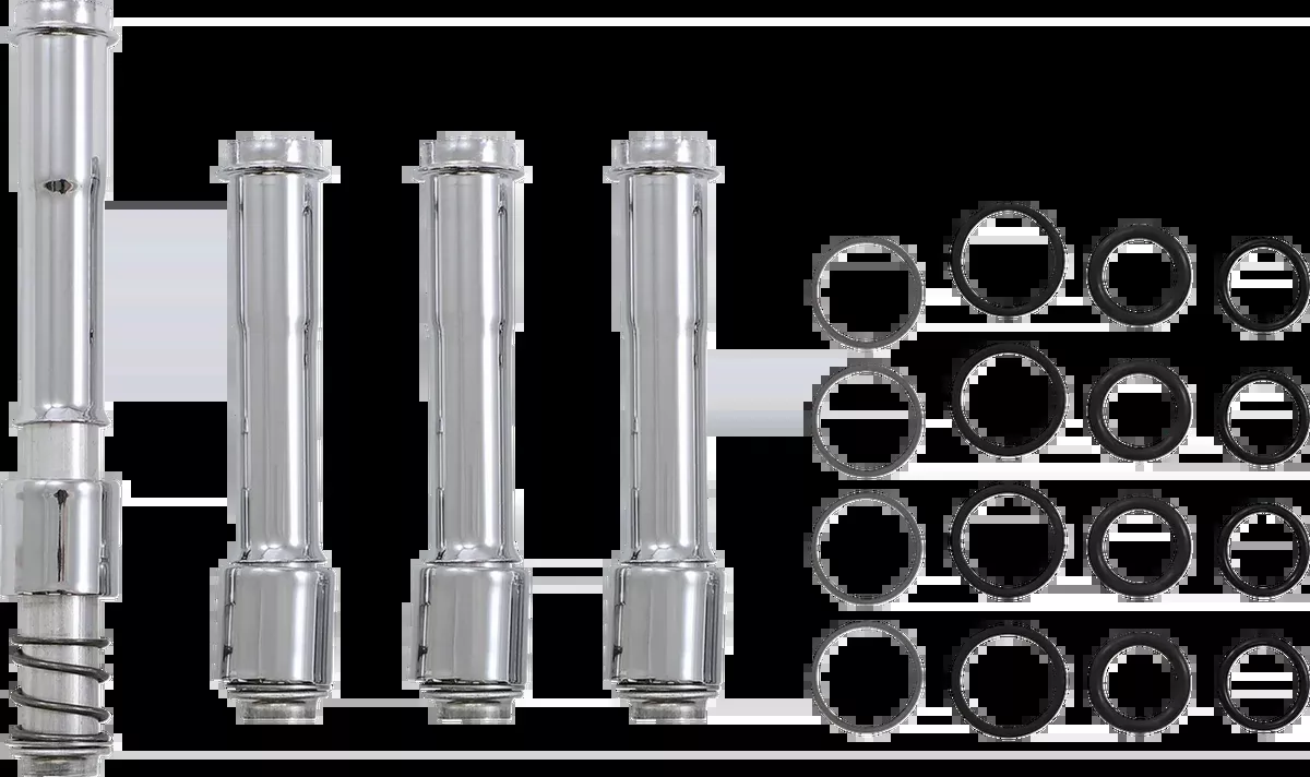 Pushrod Cover Kit - Chrome - Twin Cam | M8