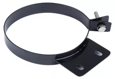 Pypes Exhaust HSC008B 8" Black Stainless Steel Stack Clamp
