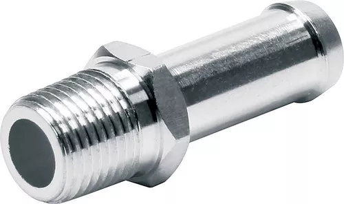 Rad Overflow Fitting 1/8 NPT to 5/16in Hose Aluminum ALL99312