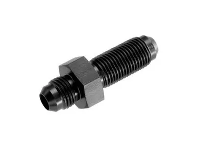 Red Horse Performance 832-03-2 Bulkhead Fitting, AN -6, Aluminum, Black Finish