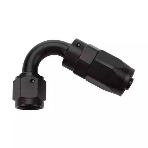 Reusable Hose End Black 120 Deg Elbow -8 ALL49363
