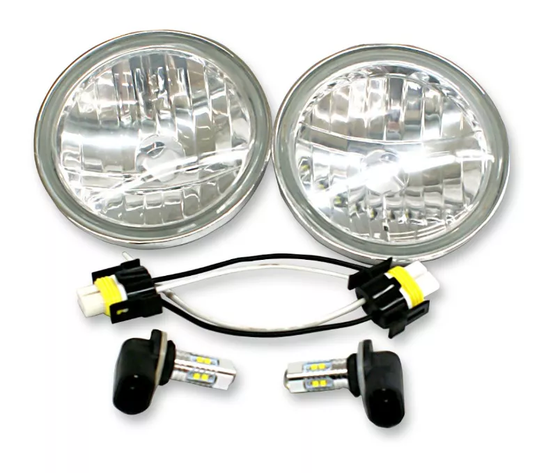 Rivco 4-1/2" LED Sealed Beam Conversion Kit For Harley Touring 1992-2005