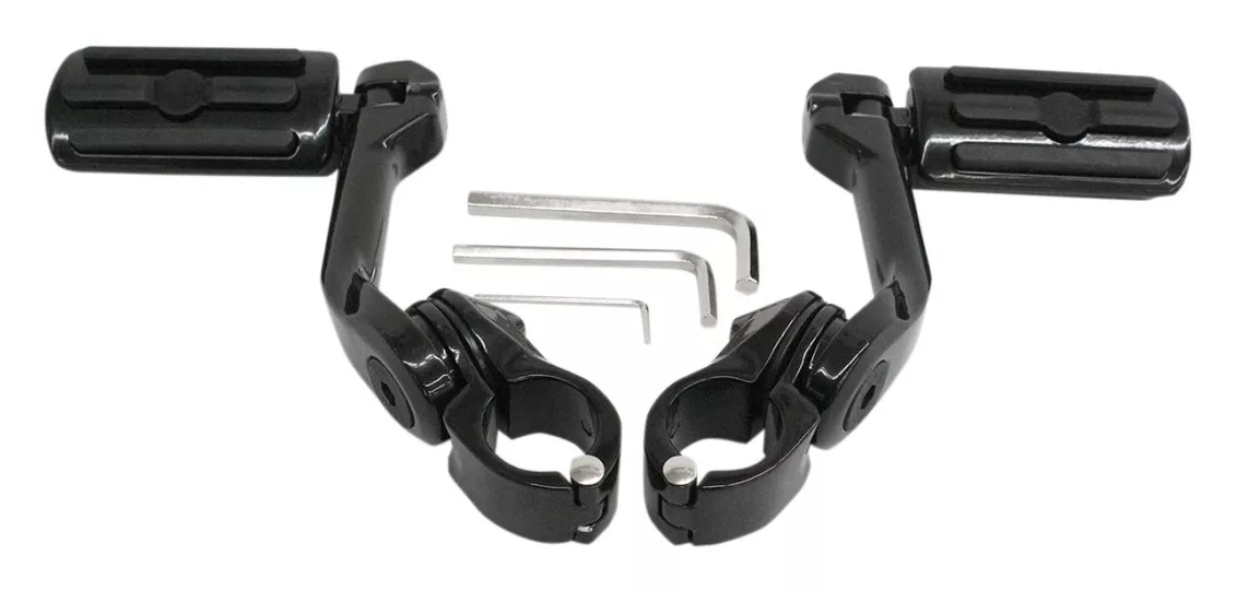 Rivco Highway Pegs with 1-1/4” Mount Set For Harley Touring 1995-2026