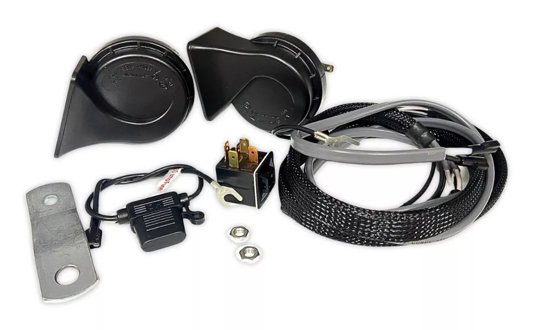 Rivco Magnum Dual-Tone Electric Horn Kit For Harley Touring 1999-2026