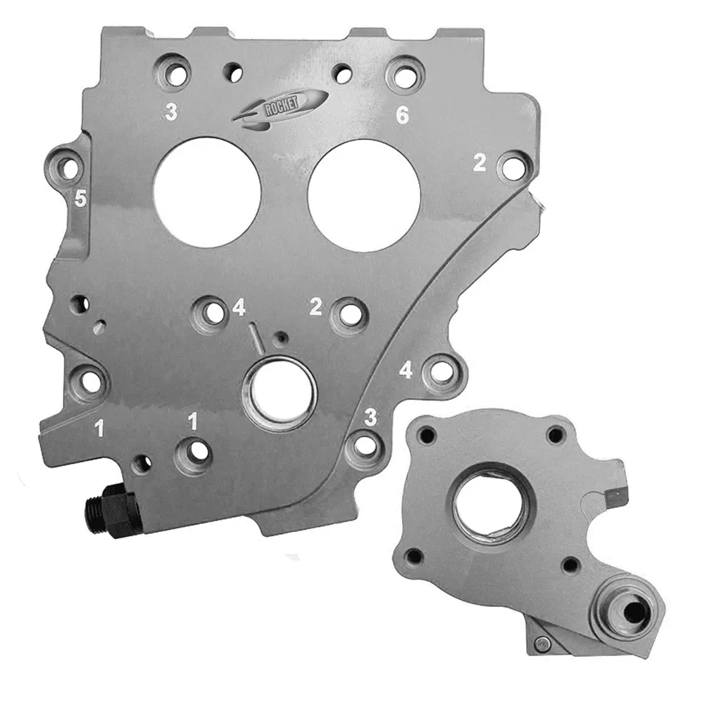 Rocket Performance Garage Oil Pump and Cam Plate for '07-17 Harley Davidson Twin Cam Models