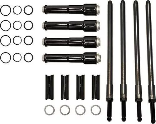 Rocket Performance Garage Speedy Pushrod Kit with Covers for '17-24 Harley Davidson M8 (EXC,VVT) Select Finish