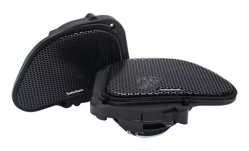 Rockford Fosgate TMS6RG Power 6.5" Full Range Road Glide Fairing Speakers 98-13