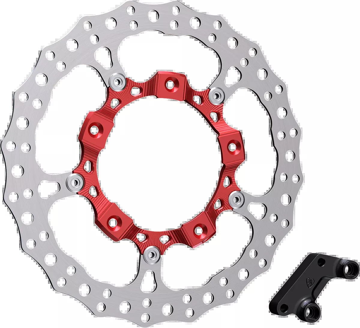 Rotor 14" - Front Left - Red