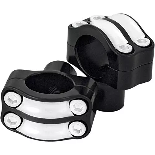 RSD Nostalgia Risers for 1 1/4in. Handlebars - 4-Bolt - Contrast Cut 0208-2051-BM