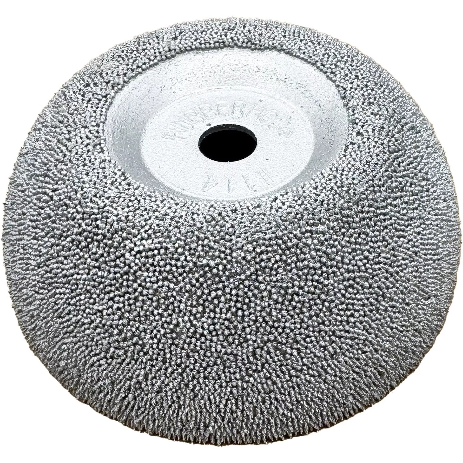Rubberhog 3″ x 1-1/4″ Flared Contour Buffing Wheel 230 SSG 3/8″ Arbor Hole