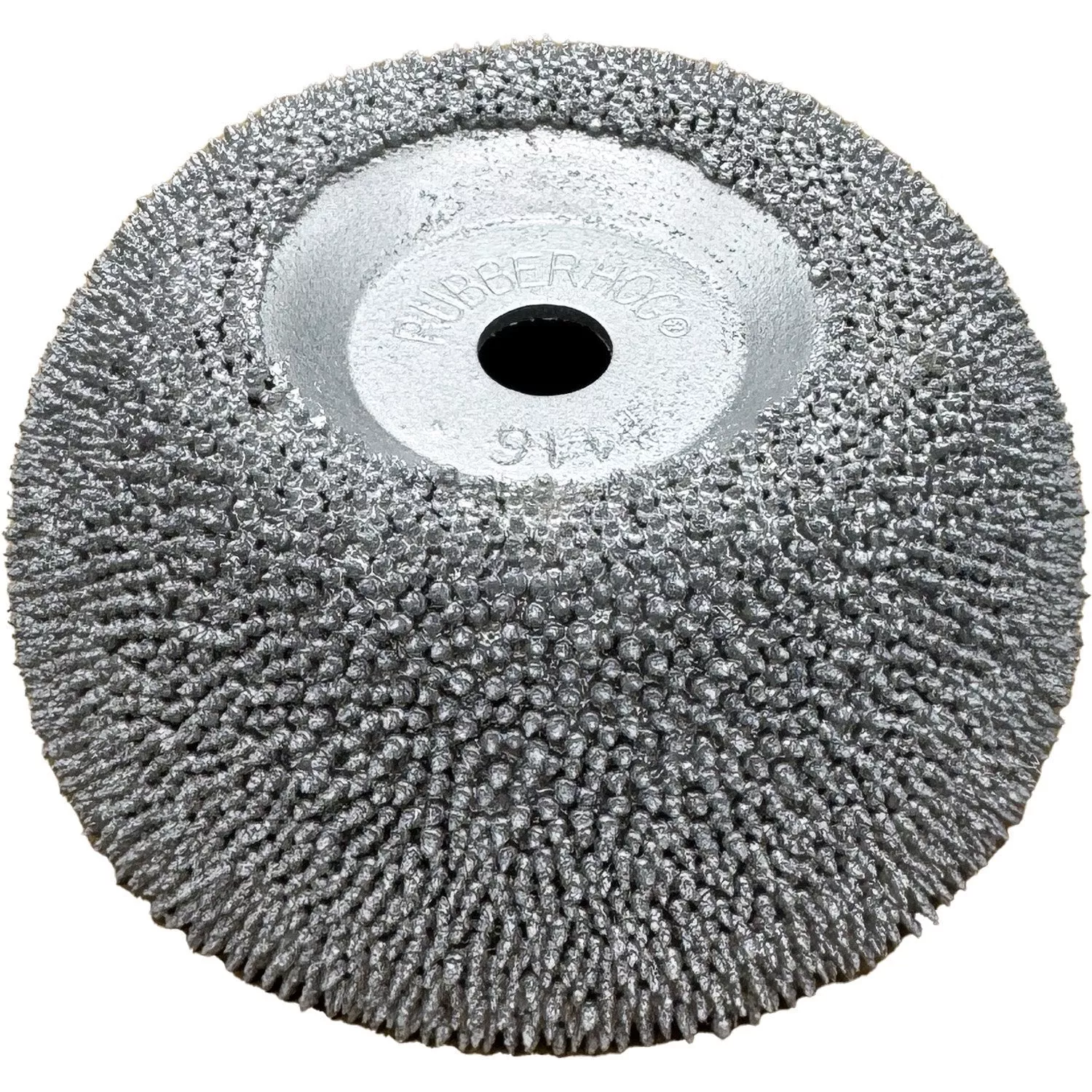 Rubberhog 3" x 1-1/4" Flared Contour Buffing Wheel 390 SSG 3/8" Arbor Hole