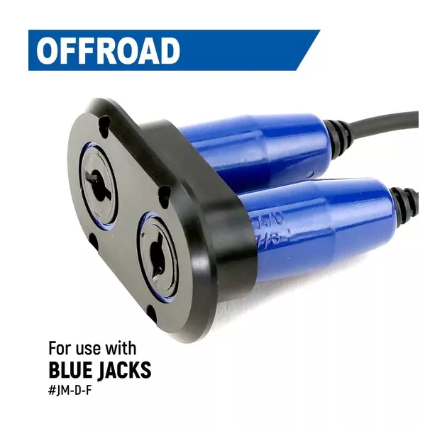 Rugged Radios Dual Headset / Helmet Flush Jack Mount
