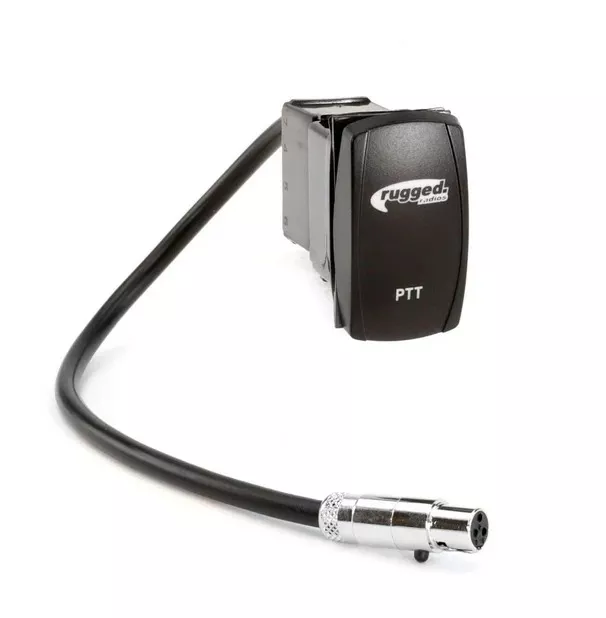 Rugged Radios Push-To-Talk (PTT) Rocker Switch Button