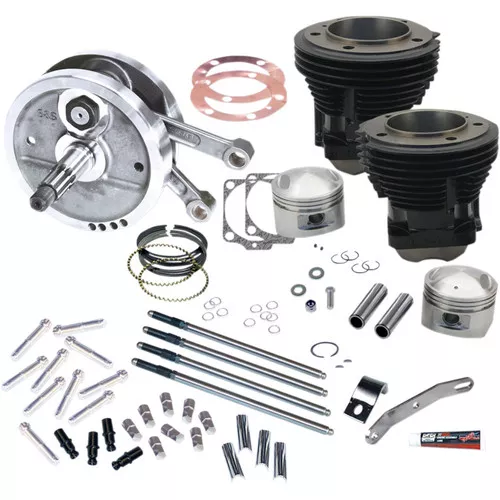 S&S 96" Sidewinder Big Bore Stroker Kit for 1970-1984 Harley Shovelhead