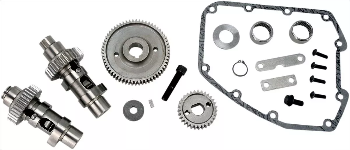 S&S Cycle 557 EZ Easy Start Gear Drive Cams .557 Lift Harley Heavy Twin Cam
