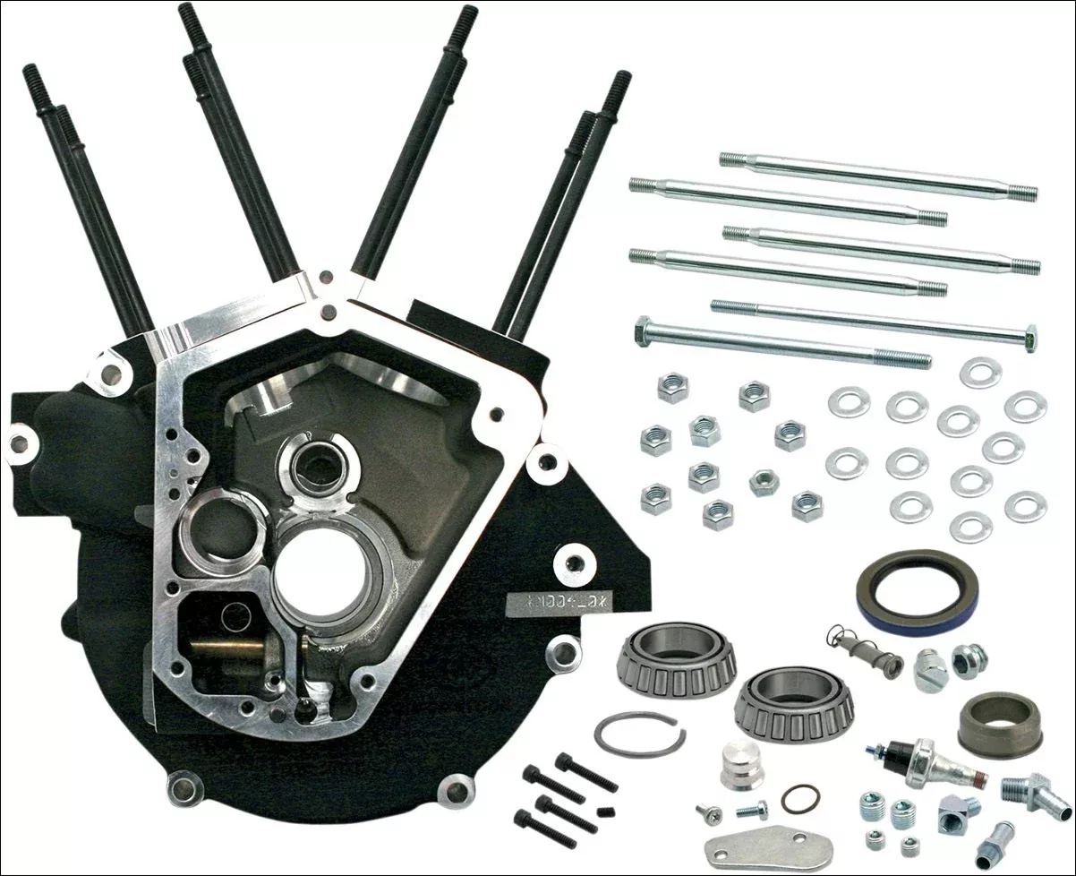 S&S Cycle Black Evolution EVO Style Big 3.625 Bore Super Stock Engine Case 92-99