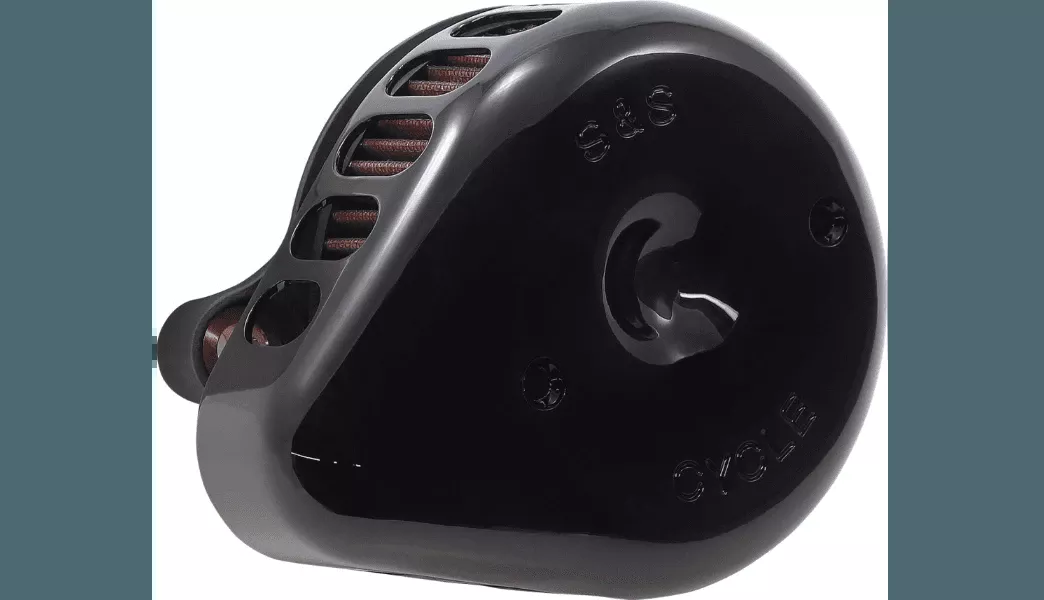 S&S Cycle Mini Teardrop Stealth Air Cleaner Kit for '17-23 M8 Harley Davidson Touring, '18-23 Softail - Chrome (Not for '23-'24 CVO Models or '24 FLHX/FLTR)
