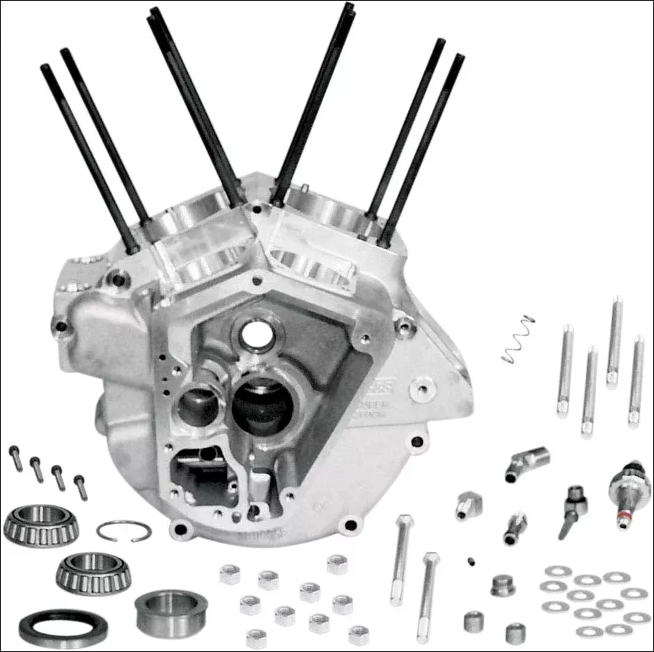 S&S Cycle Natural Evolution Style Standard Bore Super Stock Engine Case 92-99