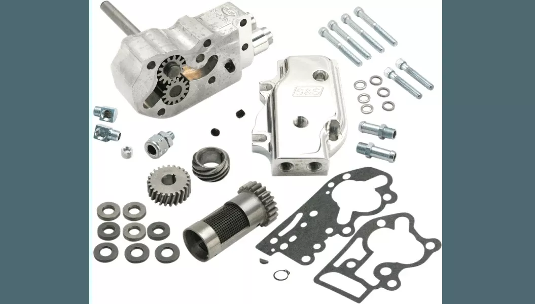 S&S Cycle Oil Pump with Gears for '92-99 Harley Davidson Big Twin - Standard Cover