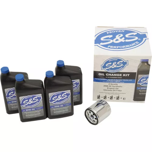 S&S Oil Change Kit for Harley Evolution and Sportster