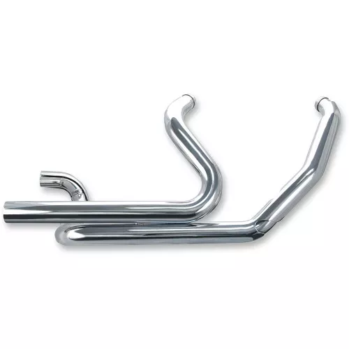 S&S Power Tune Dual Header System for 1995-2008 Harley Touring - Chrome