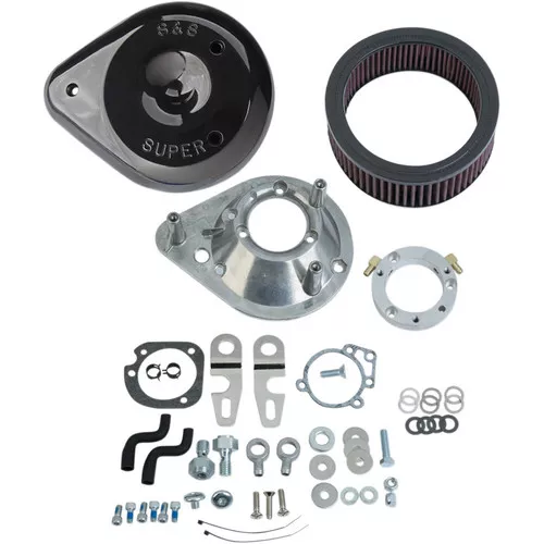 S&S Teardrop Air Cleaner Kit for 2007-2020 Harley Sportster - Black