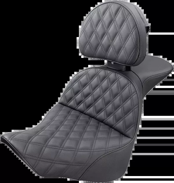 Saddlemen Explorer Seat – Lattice Stitched – Backrest – FL/FX ’18-’24