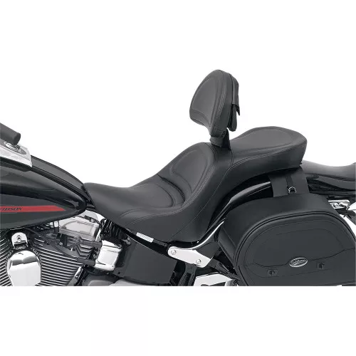 Saddlemen Explorer Seat w/ Backrest for 2006-2017 Harley Softails* - FXST/FLSTF/B