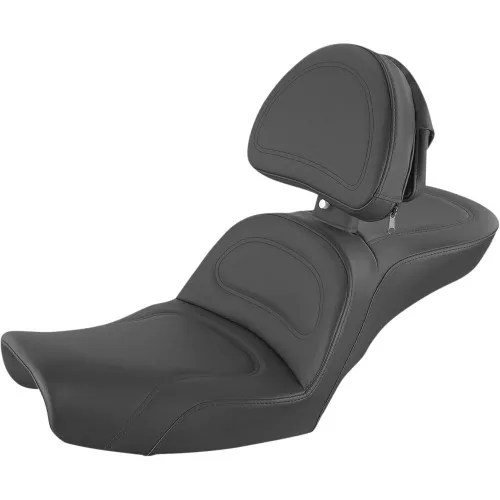Saddlemen Explorer Seat with Backrest for 1996-2003 Harley Dyna
